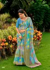 Purvi By Sr Soft Cotton Printed Weaving Border Saree Wholesale In India